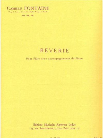 C. Fontaine: Rêverie, FlKlav (Part.)