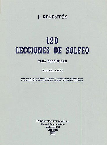 J. Reventos: 120 Lecciones De Solfeo Ii, Org