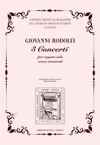 Tre Concerti Per Organo Senza Strumenti, Org