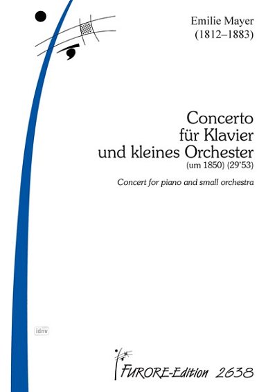 E. Mayer: Concerto für Klavier und kleines, KlavOrch (Part.)