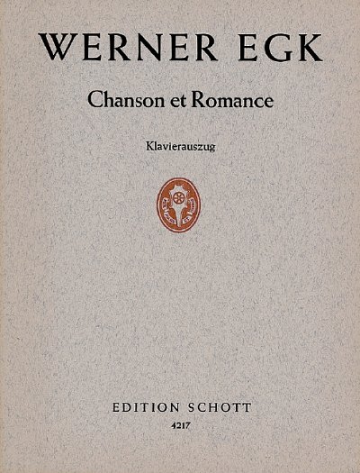 W. Egk: Chanson et Romance  (KA)