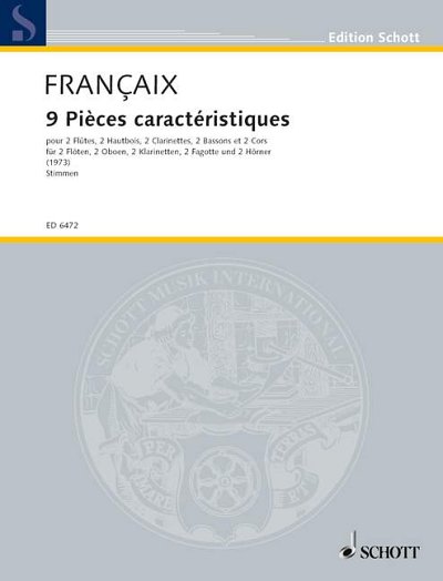 J. Françaix: 9 Characteristic Pieces