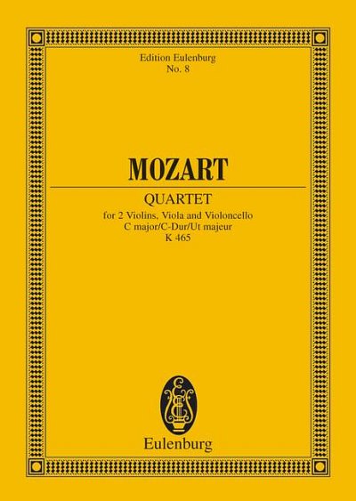 DL: W.A. Mozart: Streichquartett C-Dur, 2VlVaVc (Stp)