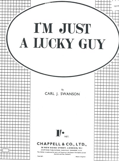 DL: C.J. Swanson: I'm Just A Lucky Guy, GesKlavGit