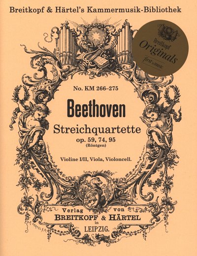 L. v. Beethoven: Streichquartette op. 59, , 2VlVaVc (Stsatz)