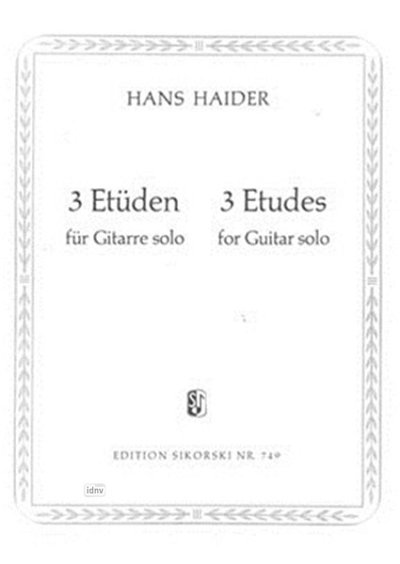 Haider Hans: 3 Etueden