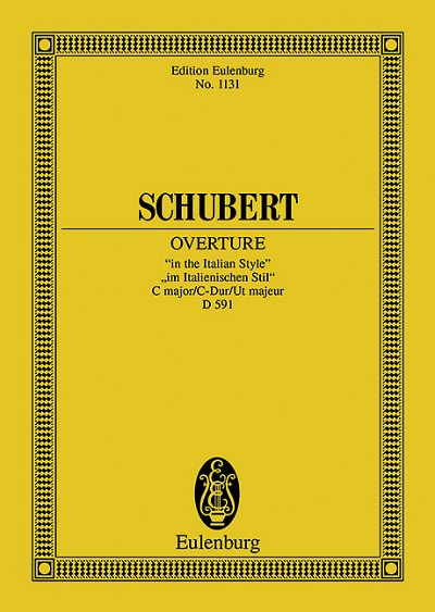 DL: F. Schubert: Ouvertüre im Italienischen Stil C-D, Orch (