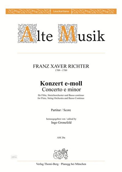 F.X. Richter: Konzert E-Moll