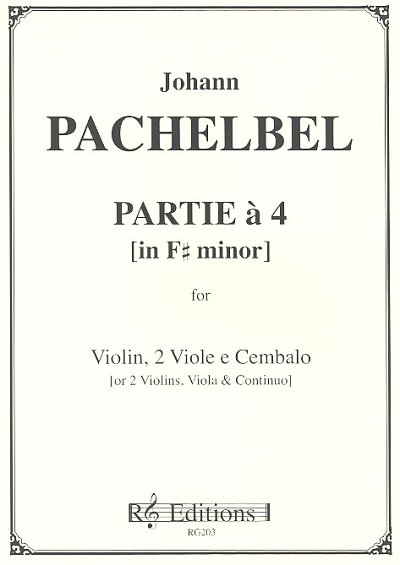 J. Pachelbel: Partie A 4 Fis-Moll