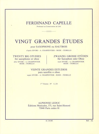 F. Capelle: 20 Grandes Études 1
