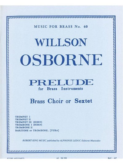 W. Osborne: Prelude, Blech6 (Pa+St)