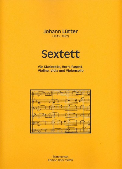 J. Lütter: Sextett (Stsatz)
