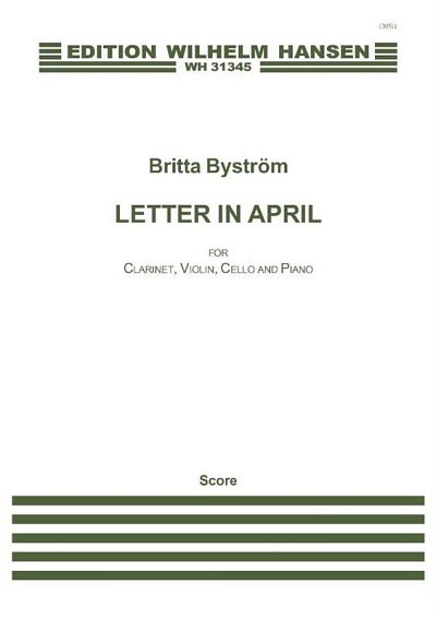 B. Byström: Letter In April