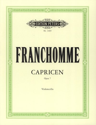 Franchomme Auguste: Capricen Op 7