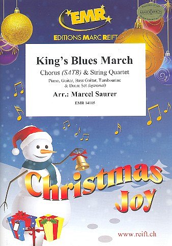 M. Saurer: King's Blues March, GchStrq;Rhy (Pa+St)