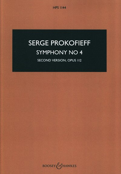 S. Prokofjew: Symphony No.4 Revised Version Op., Sinfo (Stp)