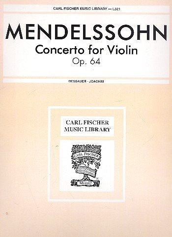 F. Mendelssohn Barth: Concerto for Violin and, VlKlav (KASt)