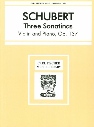 F. Schubert: Three Sonatinas, VlKlav (KASt)
