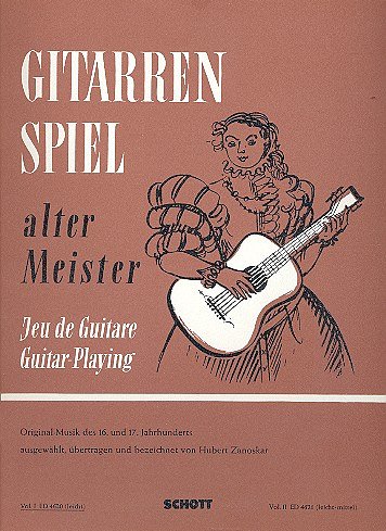 Gitarrenspiel alter Meister Heft 1, Git
