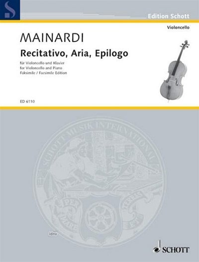 M. Enrico: Recitativo, Aria, Epilogo , VcKlav