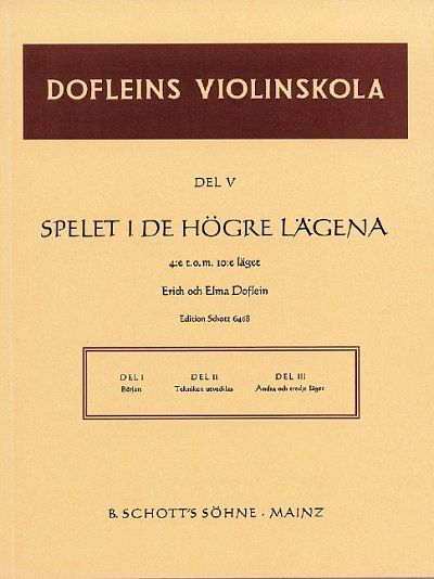 Dofleins Violinskola Band 5, Viol