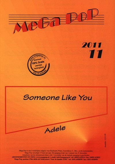 Adele: Someone Like You Mega Pop 2011 11
