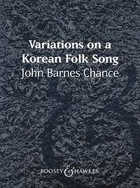 J.B. Chance: Variations on a Korean Folk Song, Blaso (Pa+St)