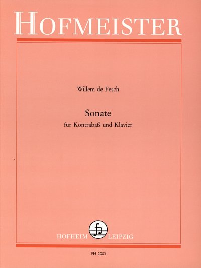 W. de Fesch: Sonate e-Moll (mit Fassung in d-Moll), KbKlav