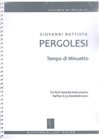 G.B. Pergolesi: Tempo di Minuetto, Var5 (Pa+St)