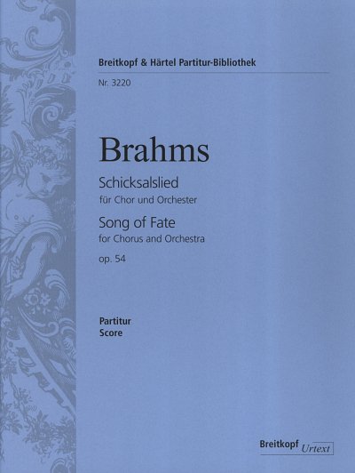 J. Brahms: Schicksalslied Op 54