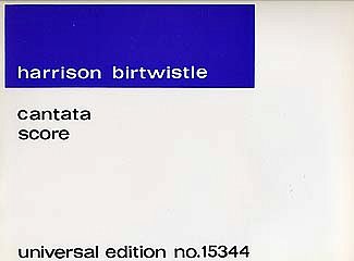 H. Birtwistle: Cantata  (Part.)