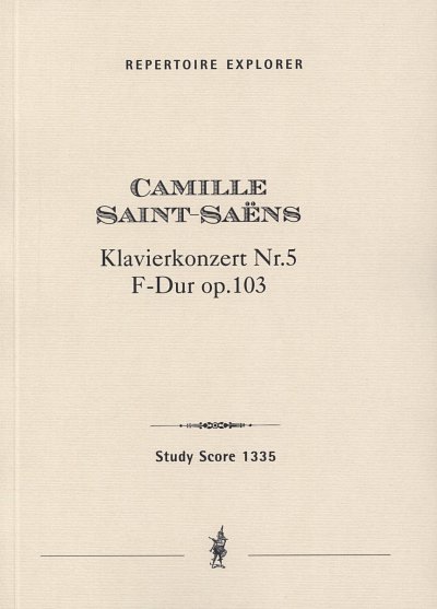 C. Saint-Saëns: Klavierkonzert Nr. 5 F-Dur o, KlavOrch (Stp)