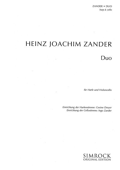 Zander, Heinz Joachim: Duo