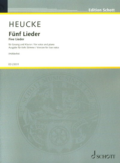 AQ: S. Heucke: Fünf Lieder op. 99, GesTiKlav (B-Ware)