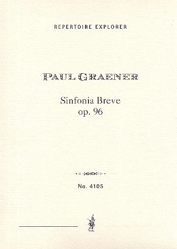 P. Graener: Sinfonia breve op. 96, Sinfo (Part.)