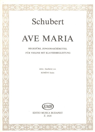 F. Schubert: Ave Maria, D 839, op. 52/6, VlKlav (KlavpaSt)