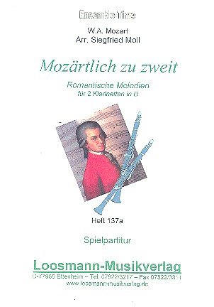 W.A. Mozart: Mozaertlich zu zweit 1, 2Klar (Sppa)