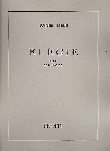 Élégie pour Deux Harpes (Part.)
