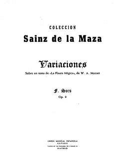 F. Sor et al.: Variations On A Theme Of Mozart (Magic Flute)