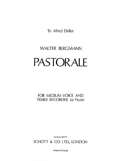 W. Bergmann: Pastorale 