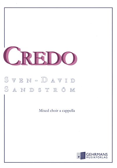 S.S. DAVID: Credo, gemischter Chor (SSATBB)