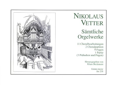 V. Nikolaus: Saemtliche Orgelwerke, Org