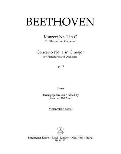 L. v. Beethoven: Konzert Nr. 1 C-Dur op. 15, KlavOrch (VcKb)