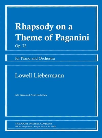 L. Lowell: Rhapsody On A Theme Of Paganini (KASt)