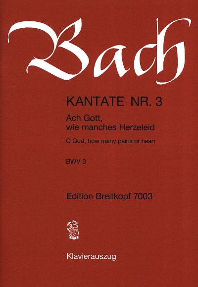 J.S. Bach: Ach Gott, wie manches Herzeleid , SolGChOrch (KA)