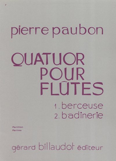 P. Paubon: Quatuor Pour Flutes
