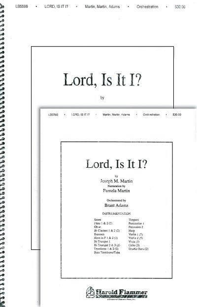 J. Martin: Lord, Is It I? (from Song of the S, Sinfo (Pa+St)