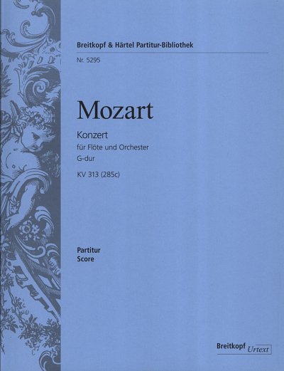 W.A. Mozart: Flötenkonzert Nr. 1 G-dur KV 313, FlOrch (Part)