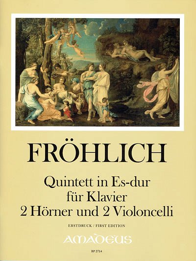 F.T. Froehlich: Quintett Es-Dur, 2Hrn2VcKlv (Pa+St)