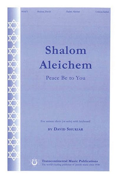 Shalom Aleichem, Kch1Klav (Chpa)